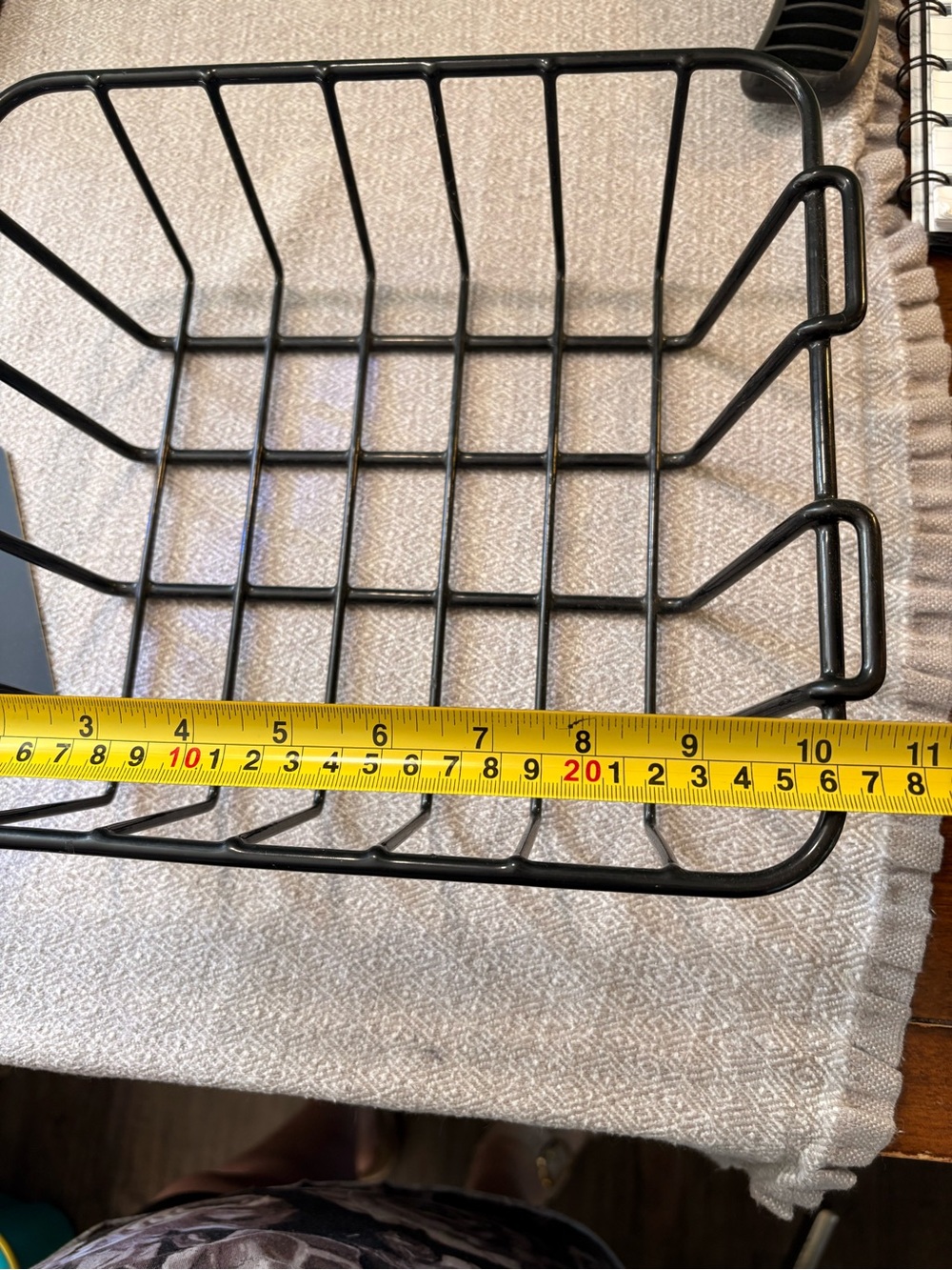 YETI Tundra 35 & 45 Cooler Basket Insert Black Rubber Coat 9-5/8 x 11-1/8 x 3.5"